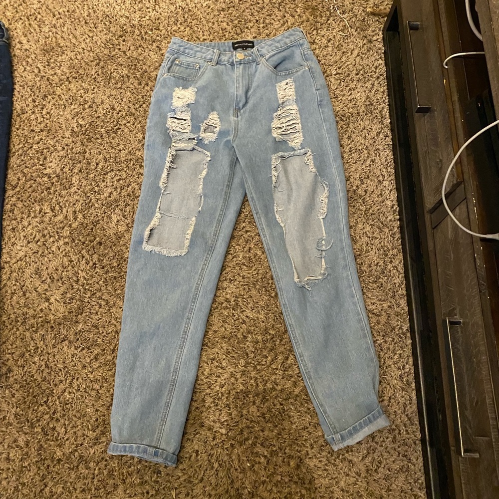 Ripped Mom Jeans